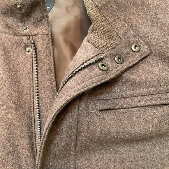 London Fog Men’s Wool Bomber Jacket